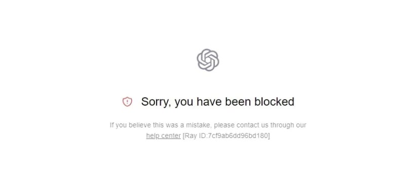 screenshot of chatgpt website block message