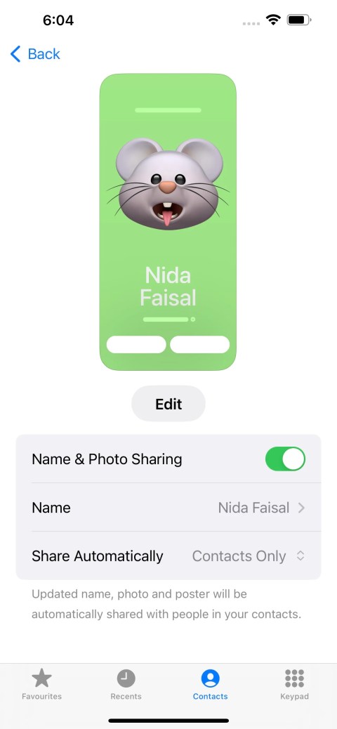 tweaking contact poster settings