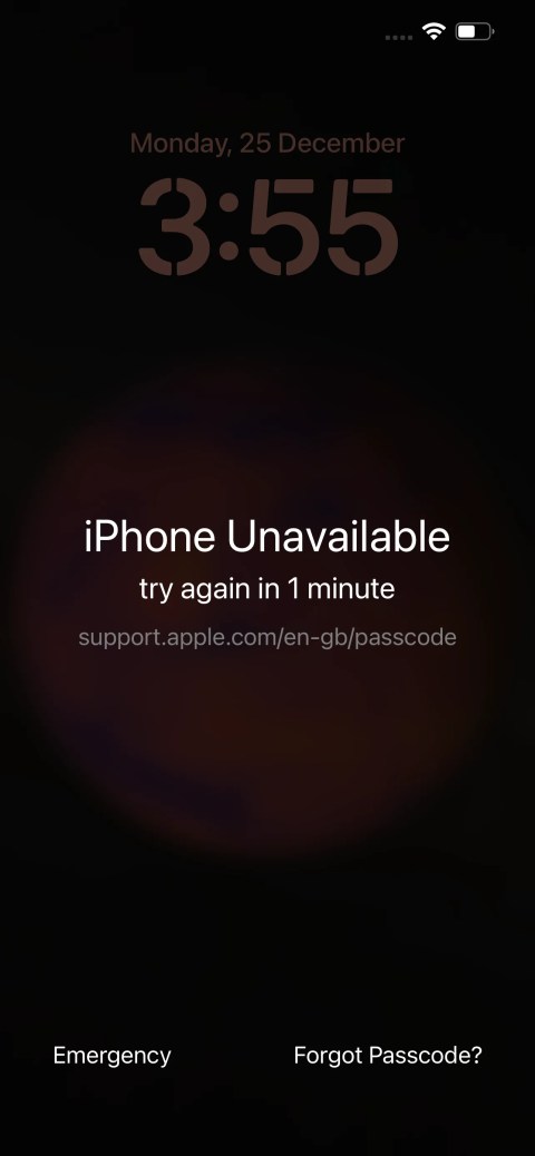 iPhone unavailable due to five attempts