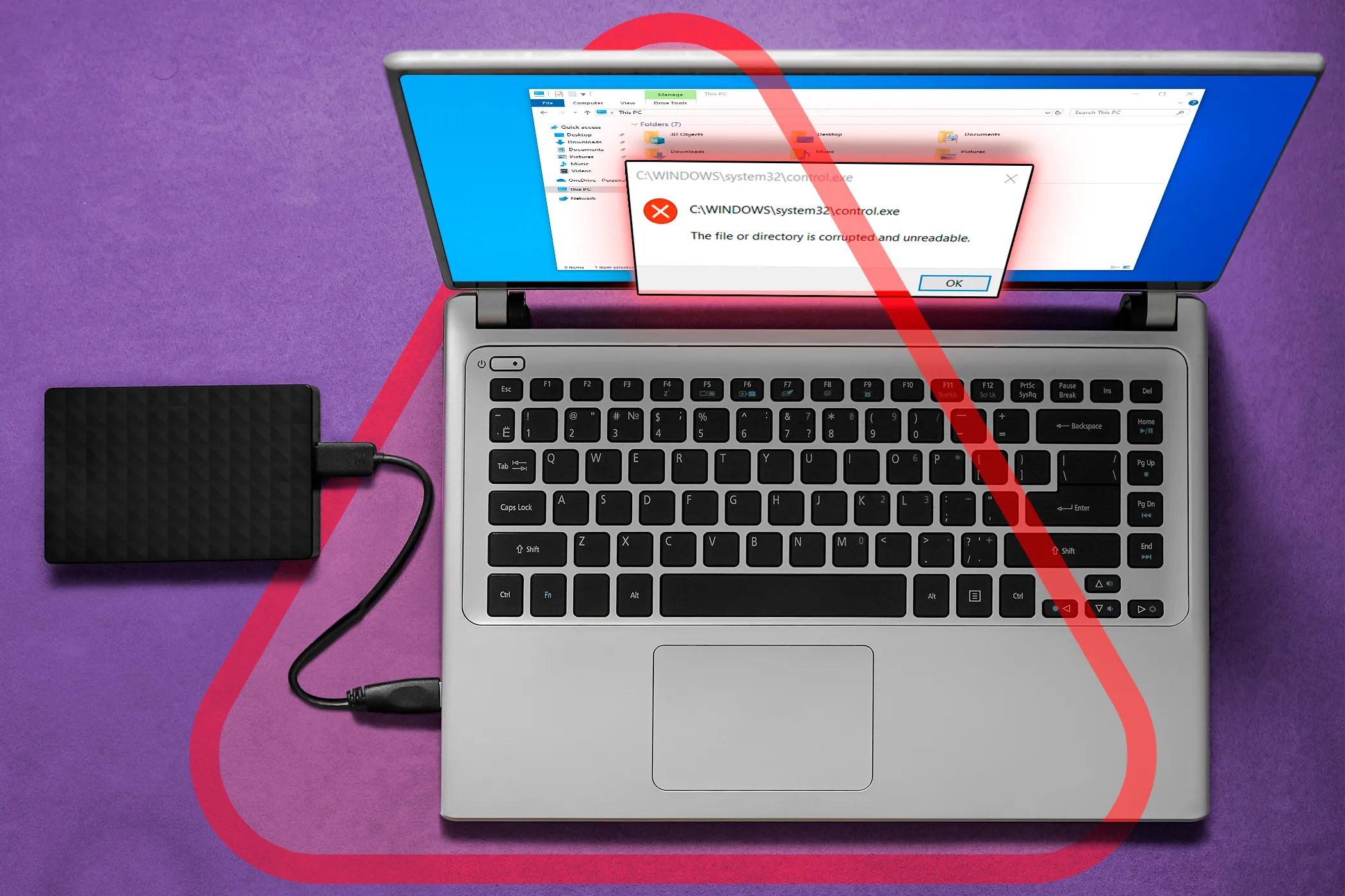 How to Fix the “File or Directory Is Corrupted and Unreadable” Error on