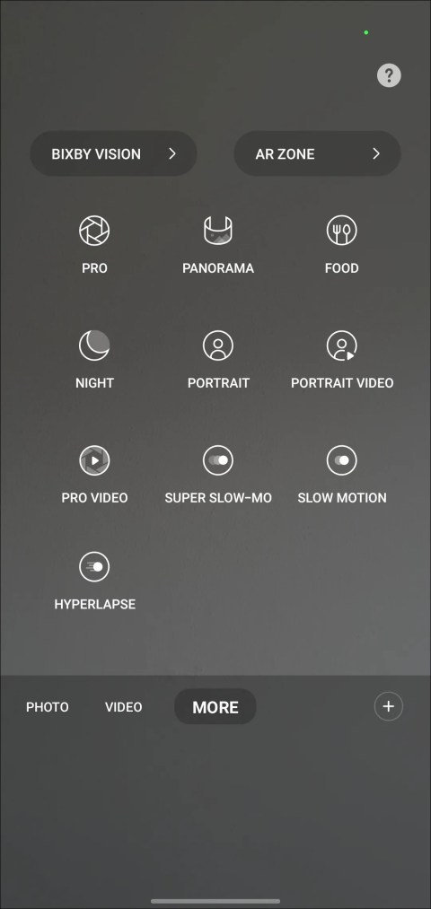 Android camera app hyperlapse option