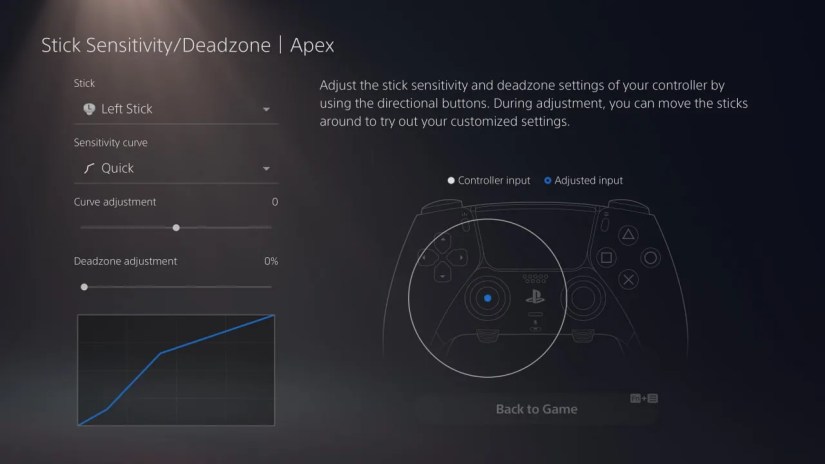 Customization software for the DualSense Edge