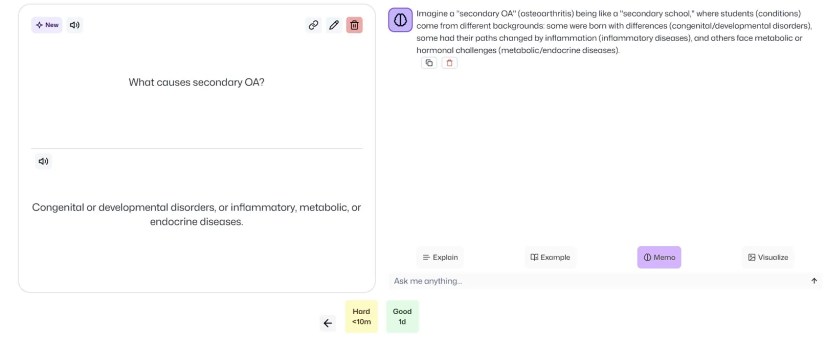 Using the memo function in FlashKa