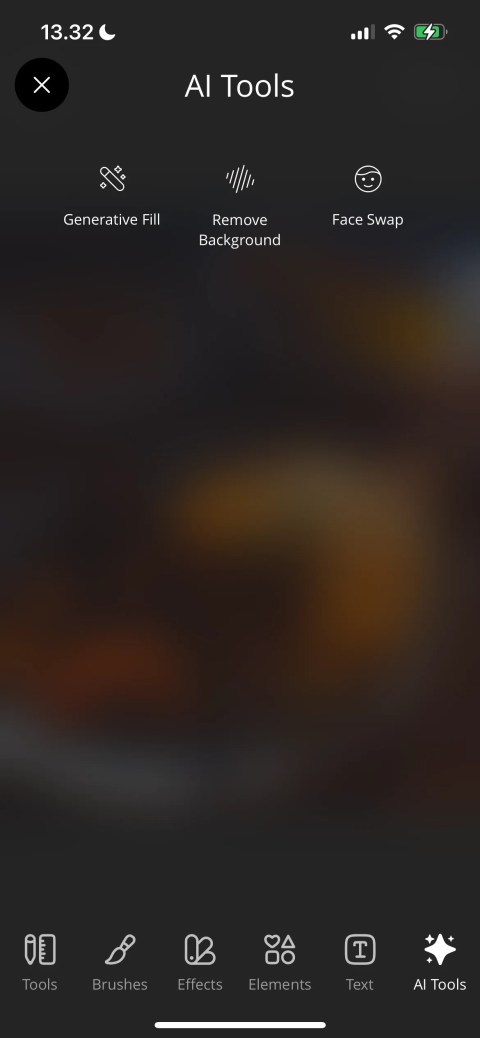 AI tools in the Pixlr app