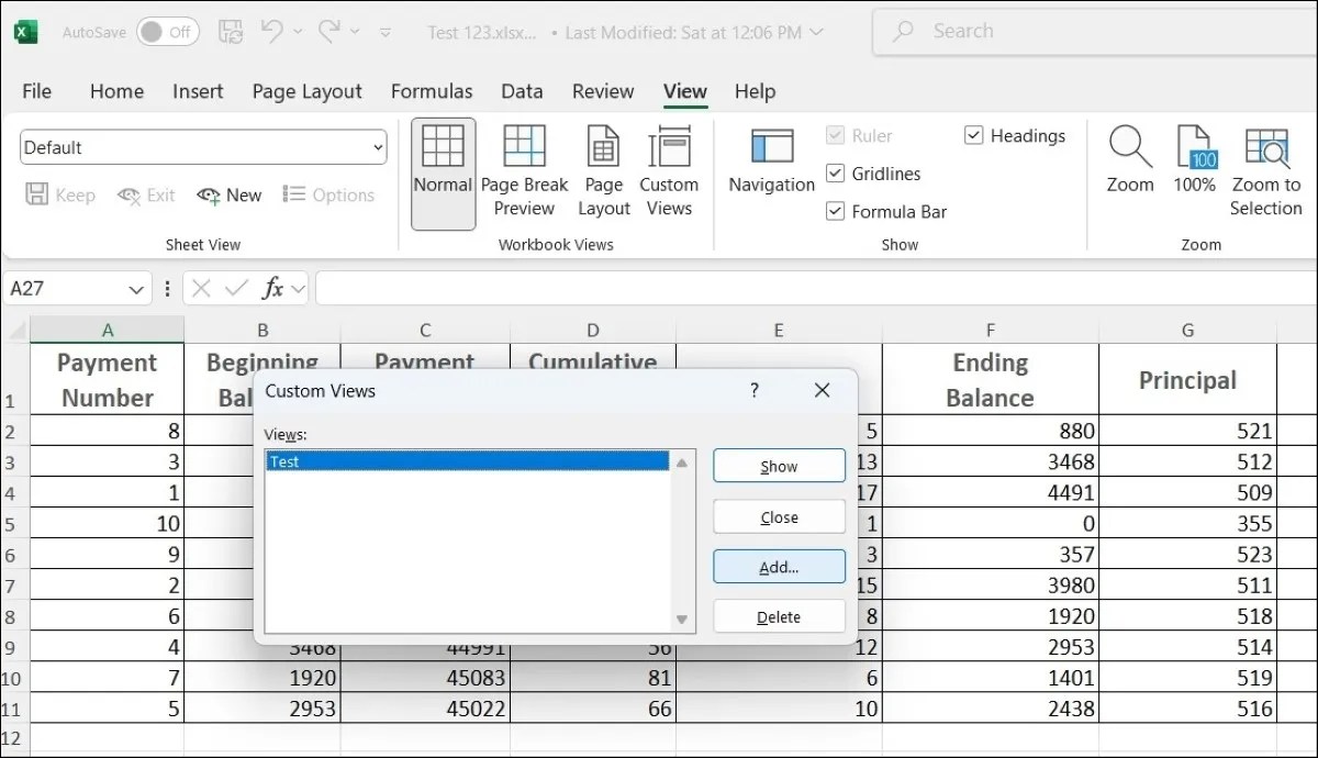 Compare Data Side by Side with Excel’s Split Screen View