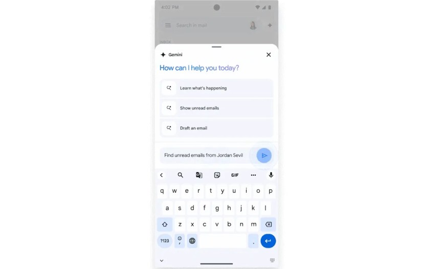 gmail q&amp;a used in the gmail app