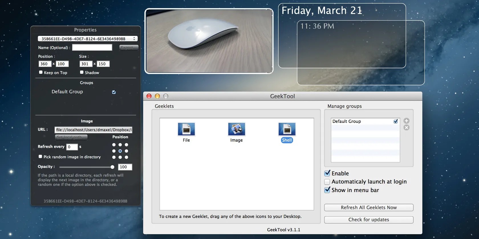 How To Use GeekTool To Truly Make Your Mac Your Own