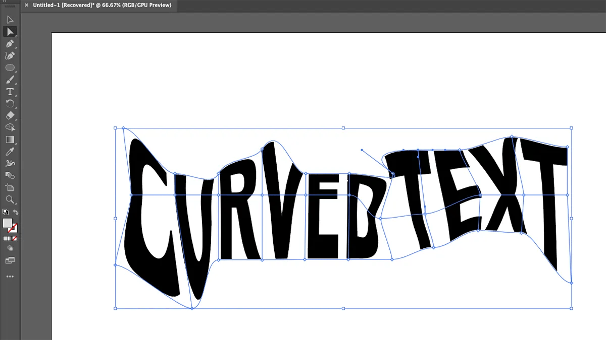 How to Curve Text in Adobe Illustrator 4 Ways