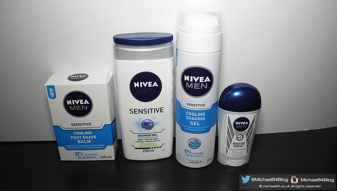 Nivea For Men Sensitive And Sensitive Cool Range Michael 84