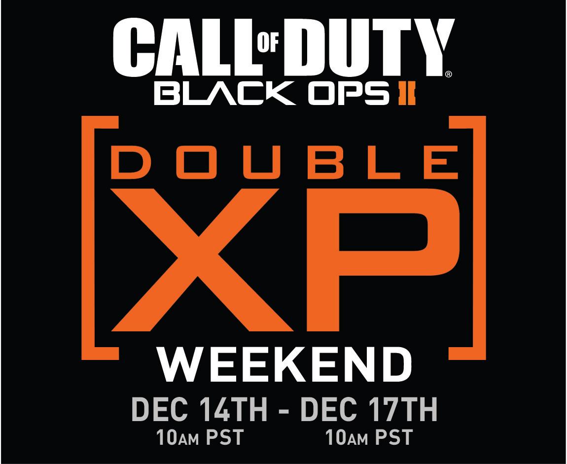 Weekend Double XP pour Black Ops 2 Millenium