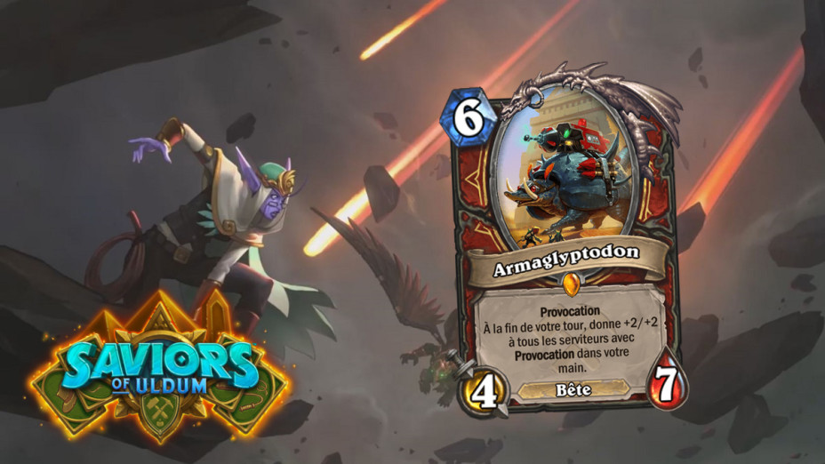 Hearthstone Aventuriers d'Uldum Armaglyptodon (Armagedillo) Millenium