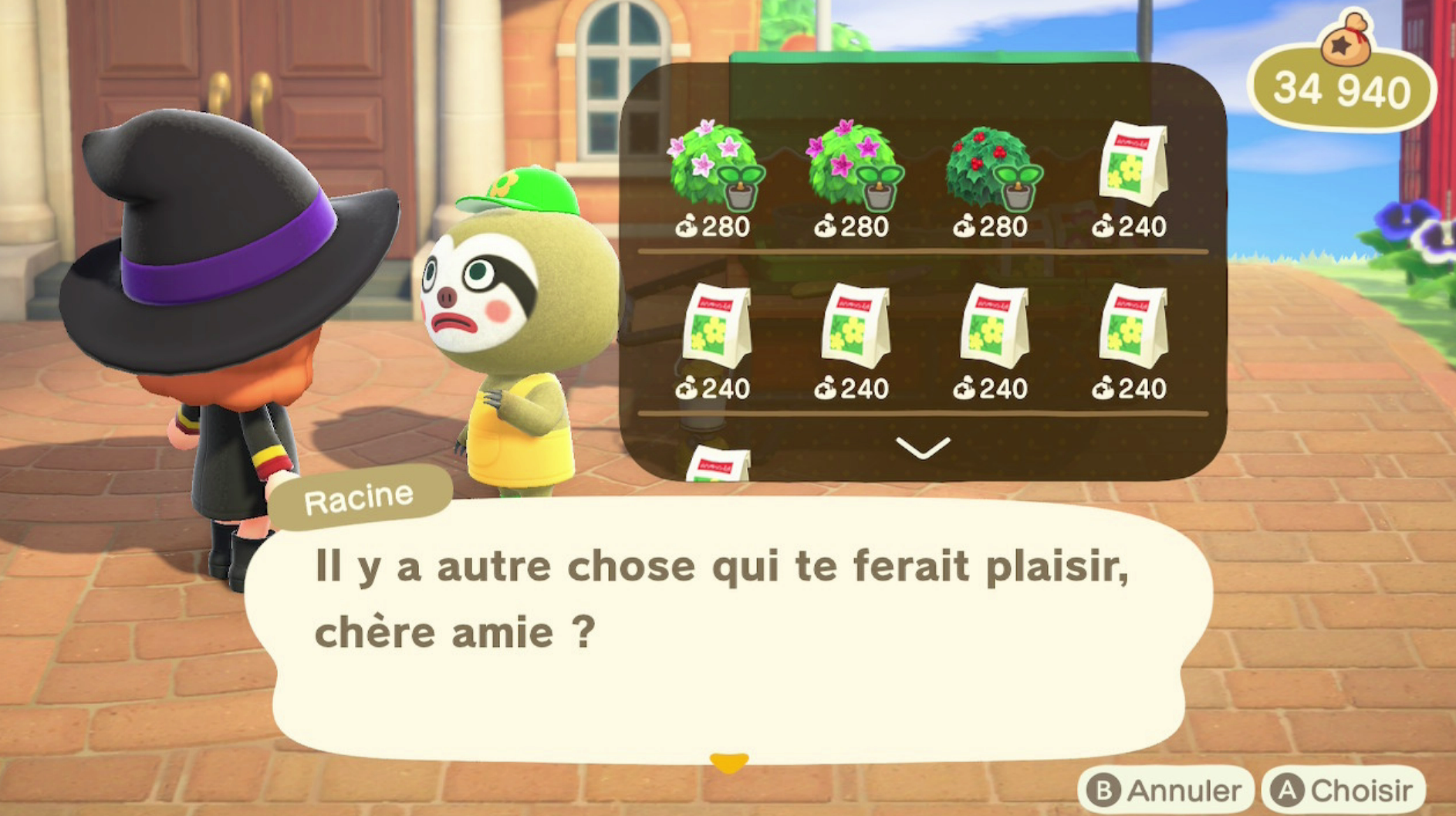 Tous les buissons Animal Crossing New Horizons liste complète et