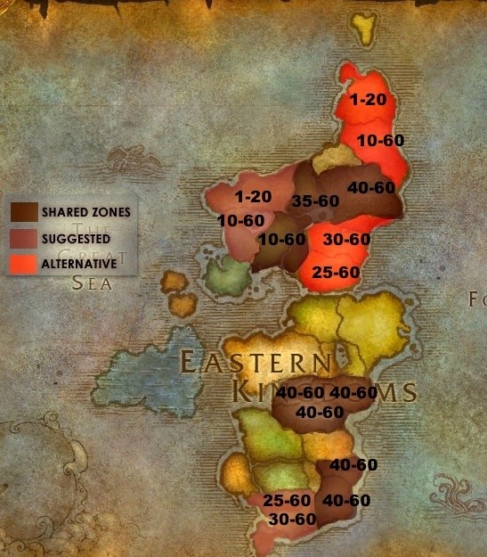 World of Warcraft Guide de la montée de niveaux Millenium