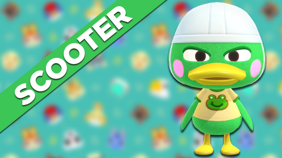 Scooter sur Animal Crossing New Horizons tout savoir sur cet habitant