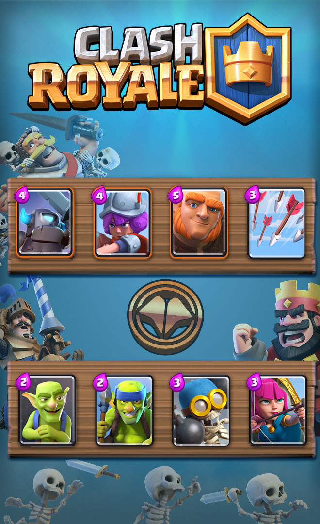 Clash Royale, Deck Arène 1 Millenium