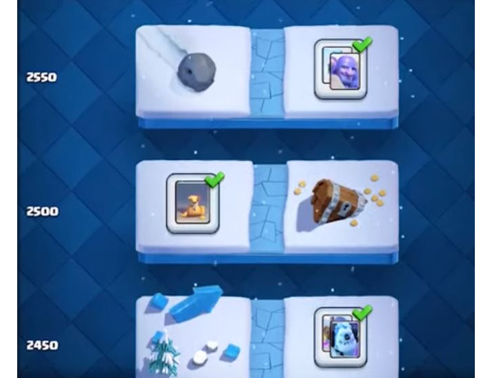 Clash Royale patch avril 2019, trophy road Millenium