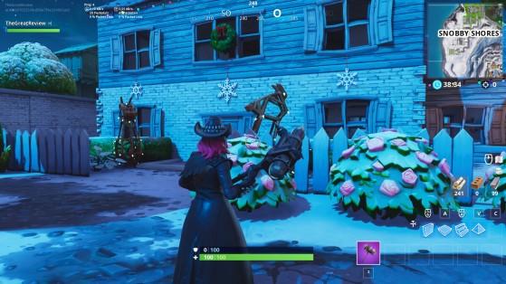 Fortnite Detruire Des Decorations En Forme De Flocons Millenium
