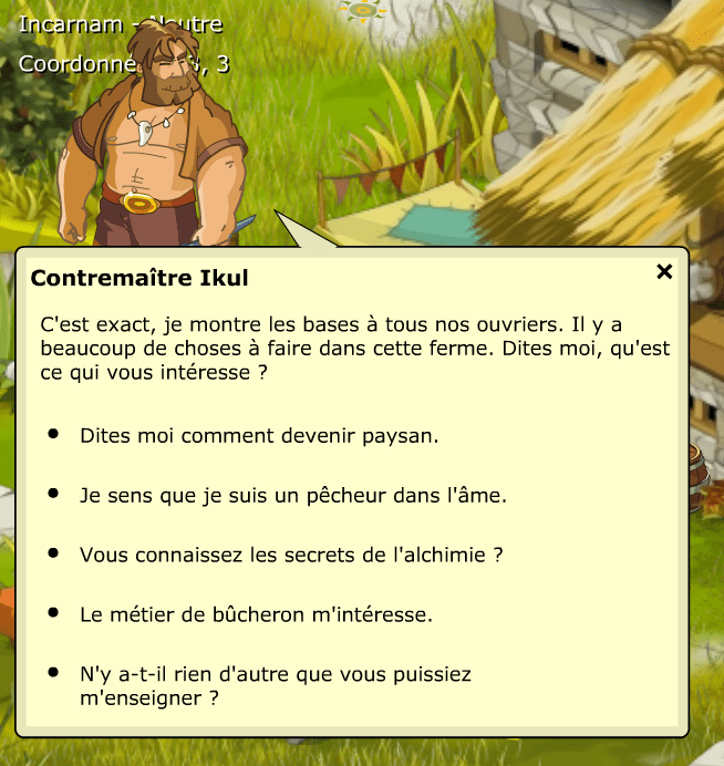 Dofus Rétro Monter Bûcheron 100, guide 1.29, où xp bucheron Millenium
