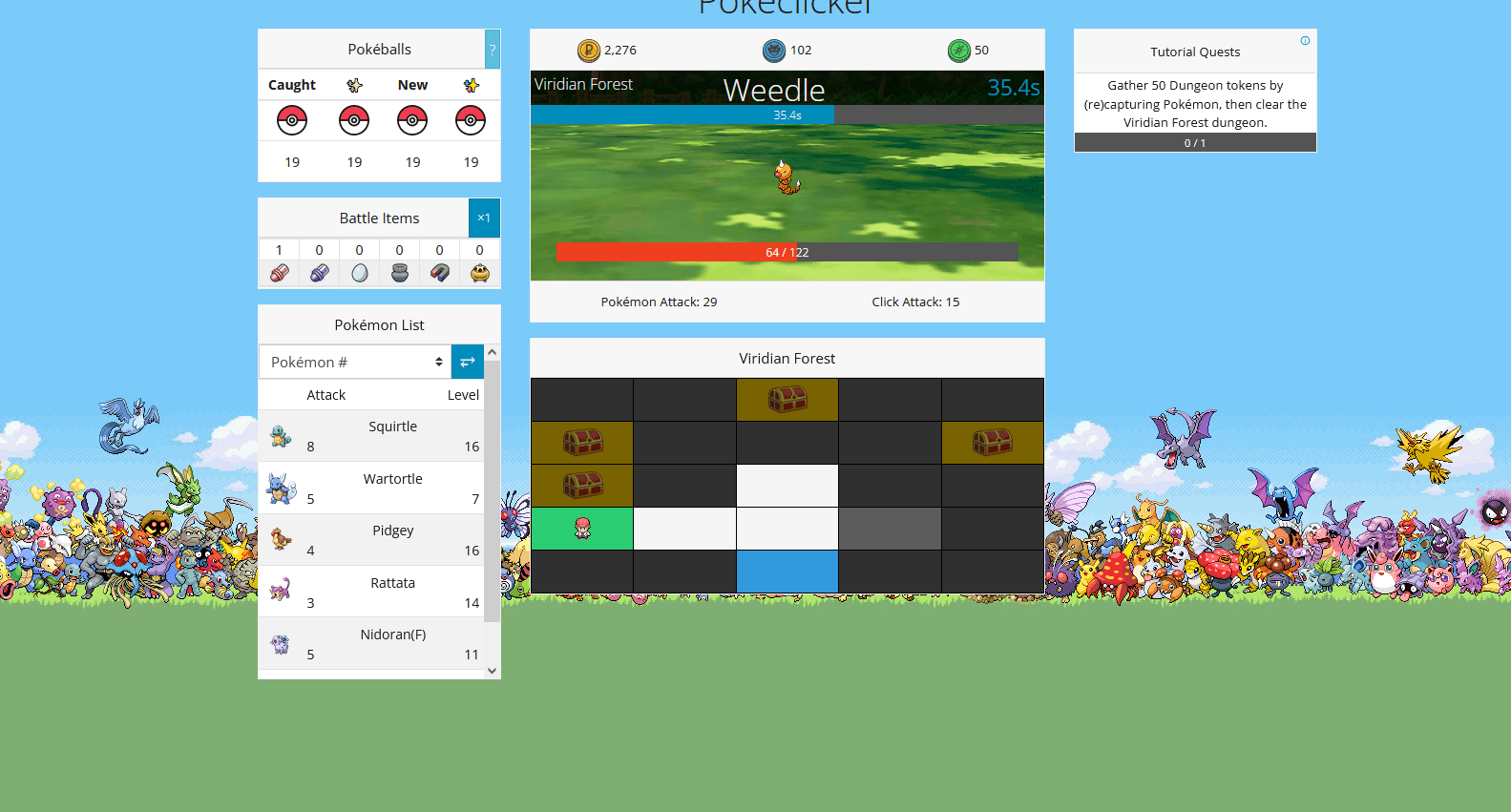 Pokeclicker How to play the new addictive Pokemon phenomenon?