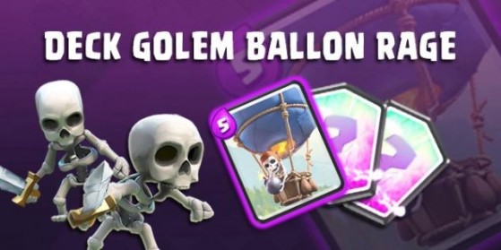 deck tournoi golem ballon rage, arène 9 Millenium