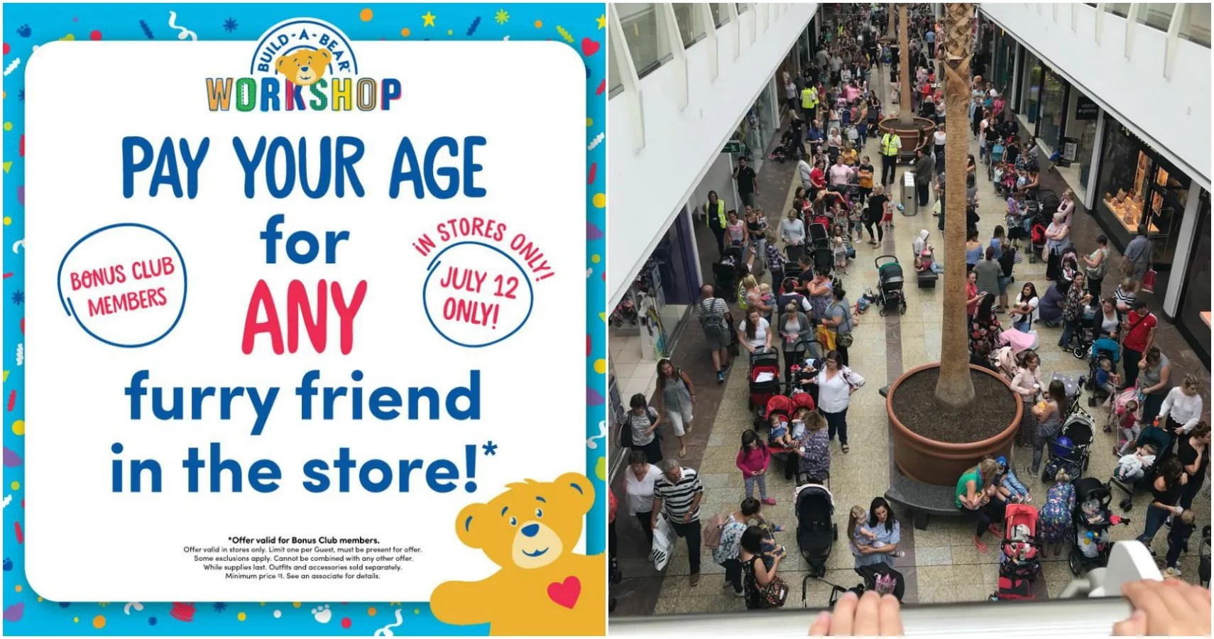 People Waited In Line For 9+ Hours At BuildABear 'Pay Your Age' Day