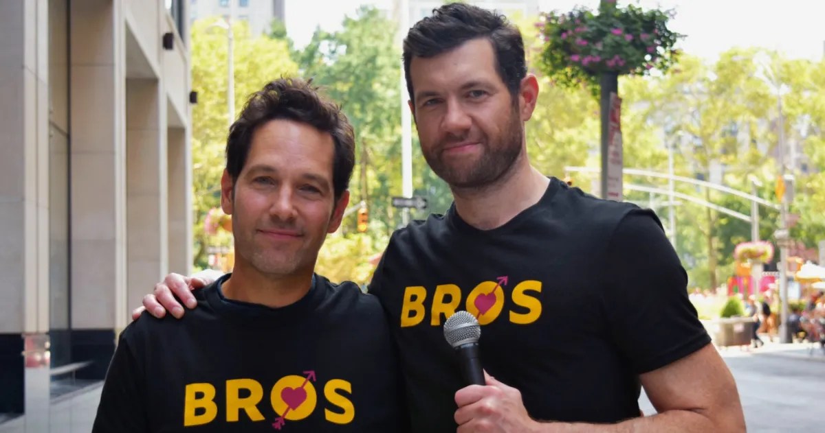 Billy Eichner Brings Back Billy on the Street to Promote New Movie Bros