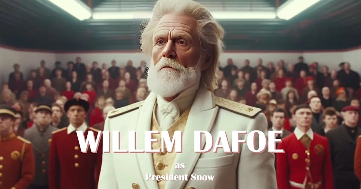 Willem Dafoe Is President Snow in Bright and Cheery Wes Anderson Hunger
