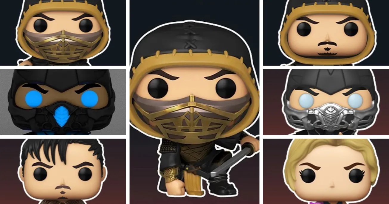 New Mortal Kombat Funko Pop! Movie Toys Include GlowintheDark SubZero