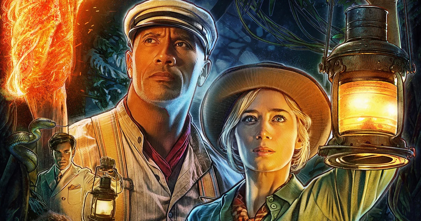 New Jungle Cruise Trailer Takes The Rock for a Ride on