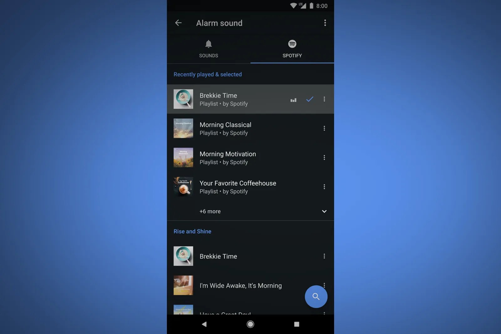 How to set Spotify music as your alarm in Google Clock