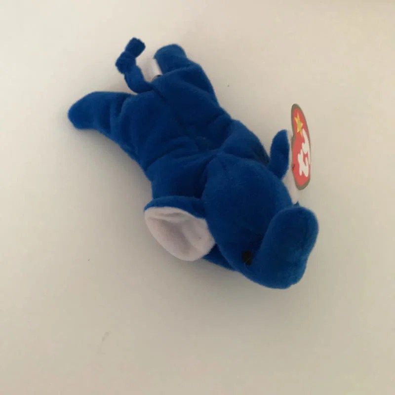 PEANUt the Royal Blue Elephant "TY' TEENIE WEENIE BEANIE BABY BEANIE