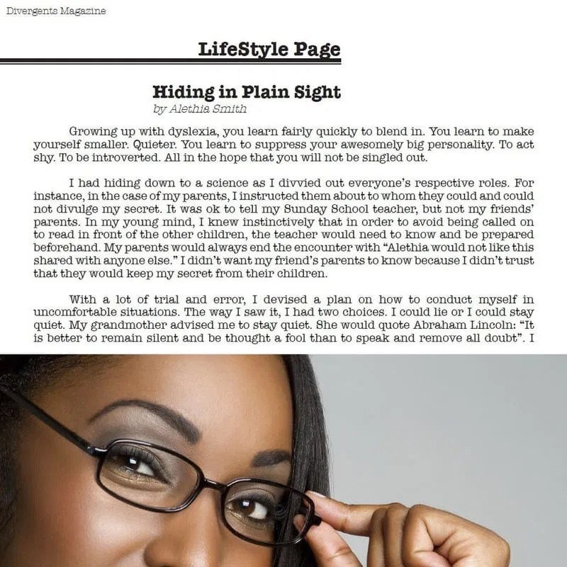 Hiding in Plain Sight Divergents Magazine