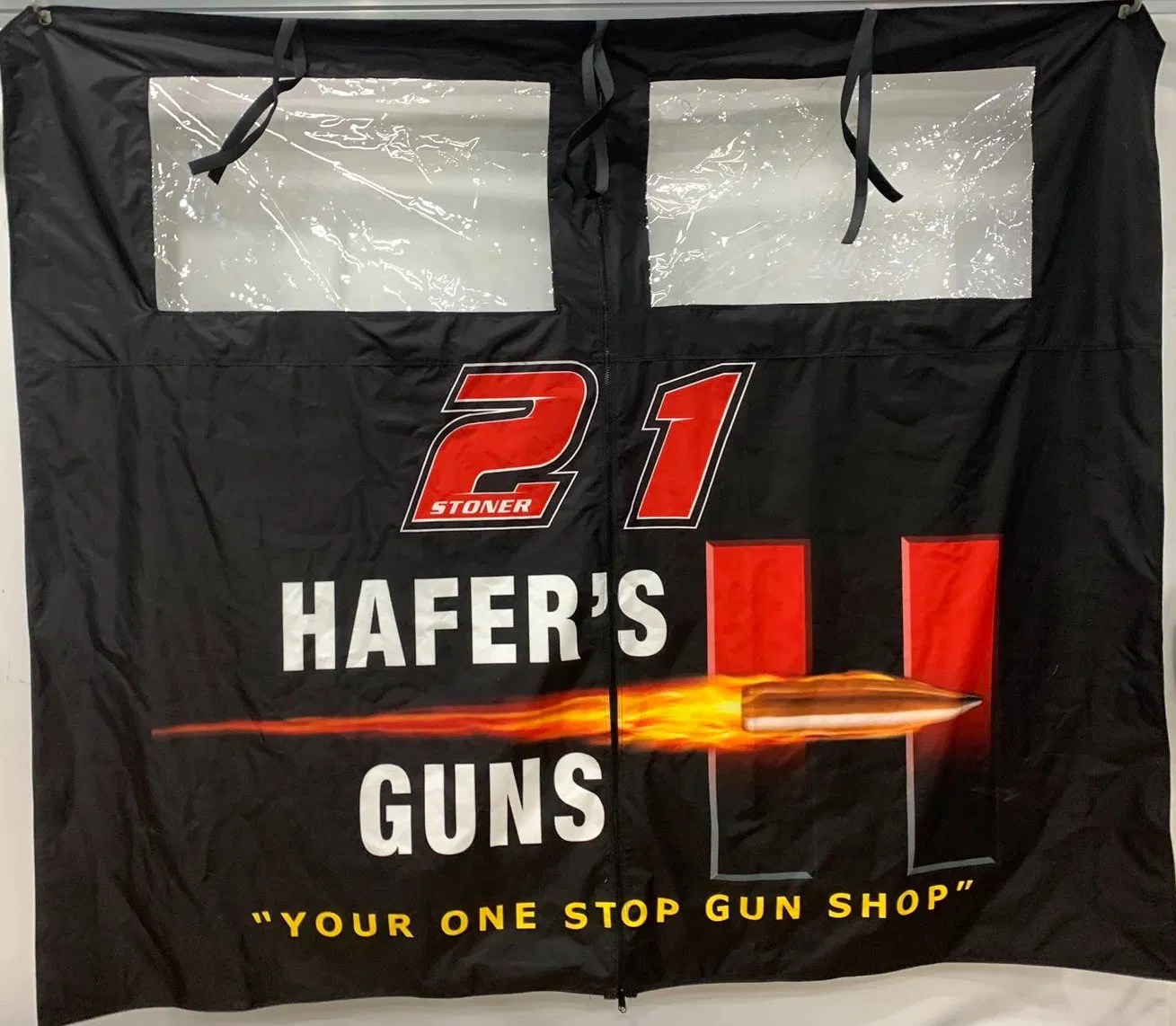 Trailer Curtains Hot Shoe Racewear