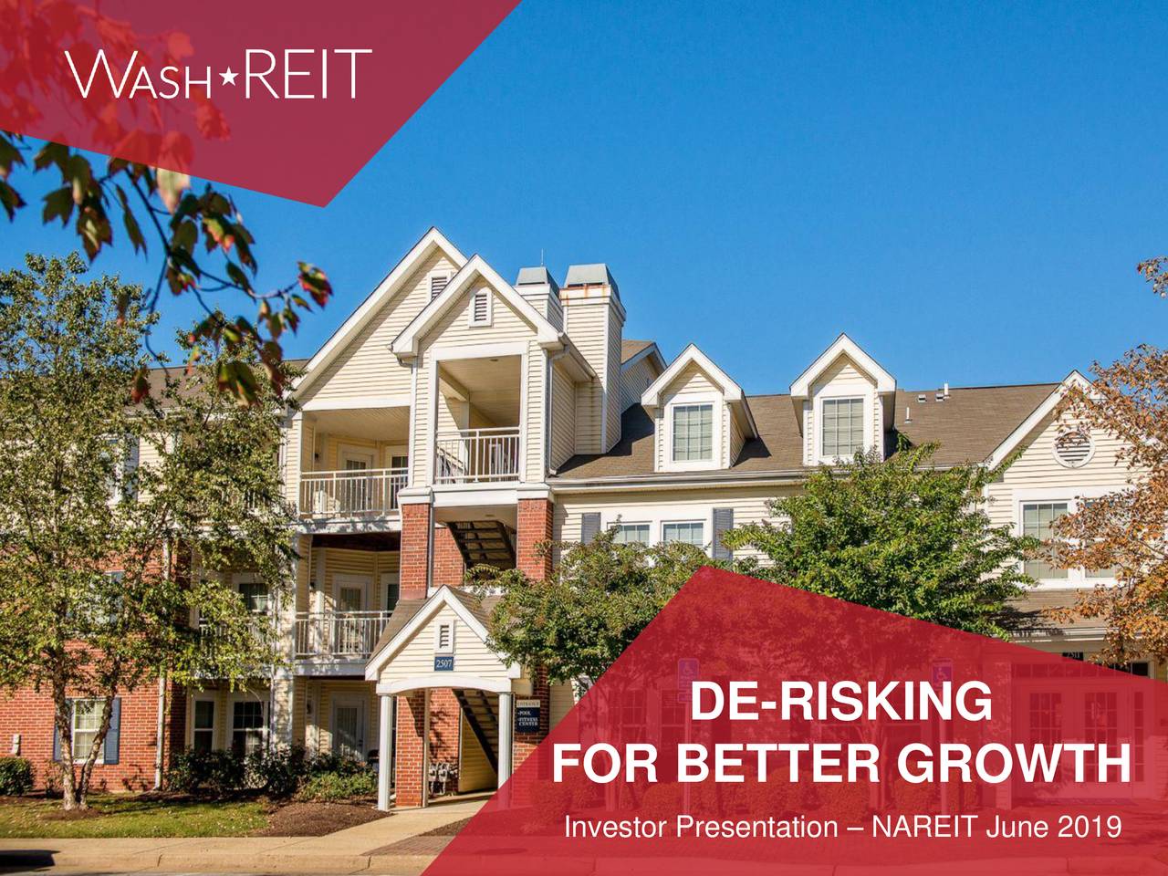 Washington Real Estate Investment Trust (WRE) Presents At NAREIT 2019