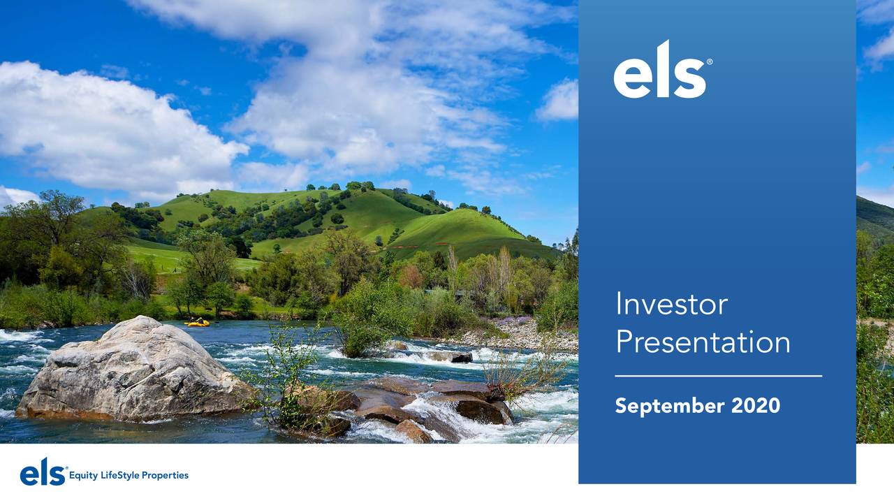Equity LifeStyle Properties (ELS) Investor Presentation Slideshow