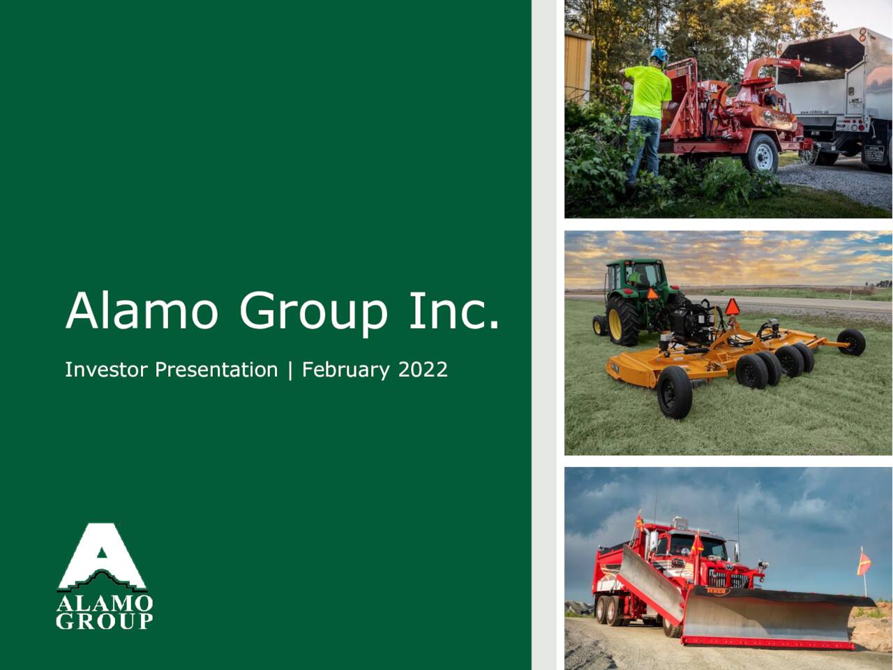 Alamo Group Inc. 2021 Q4 Results Earnings Call Presentation (NYSE