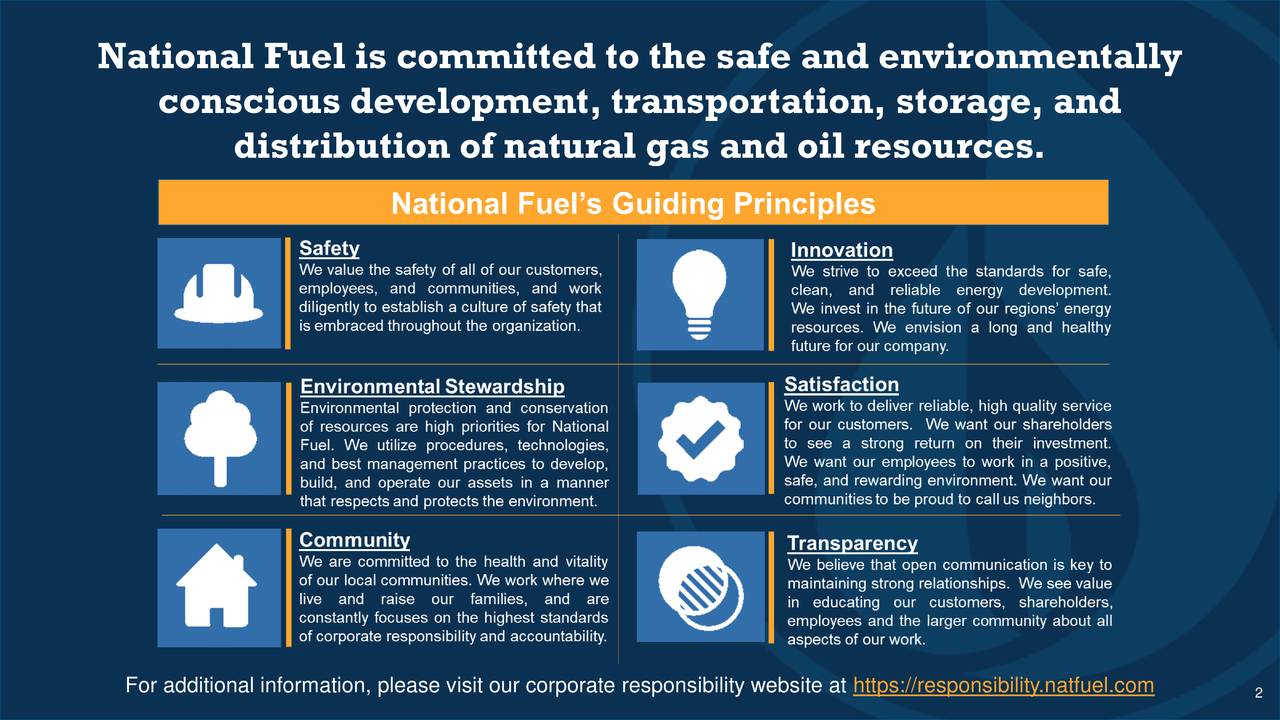 National Fuel Gas (NFG) Investor Presentation Slideshow (NYSENFG) Seeking Alpha