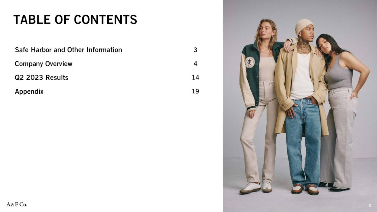 Abercrombie & Fitch Co. 2023 Q2 Results Earnings Call Presentation