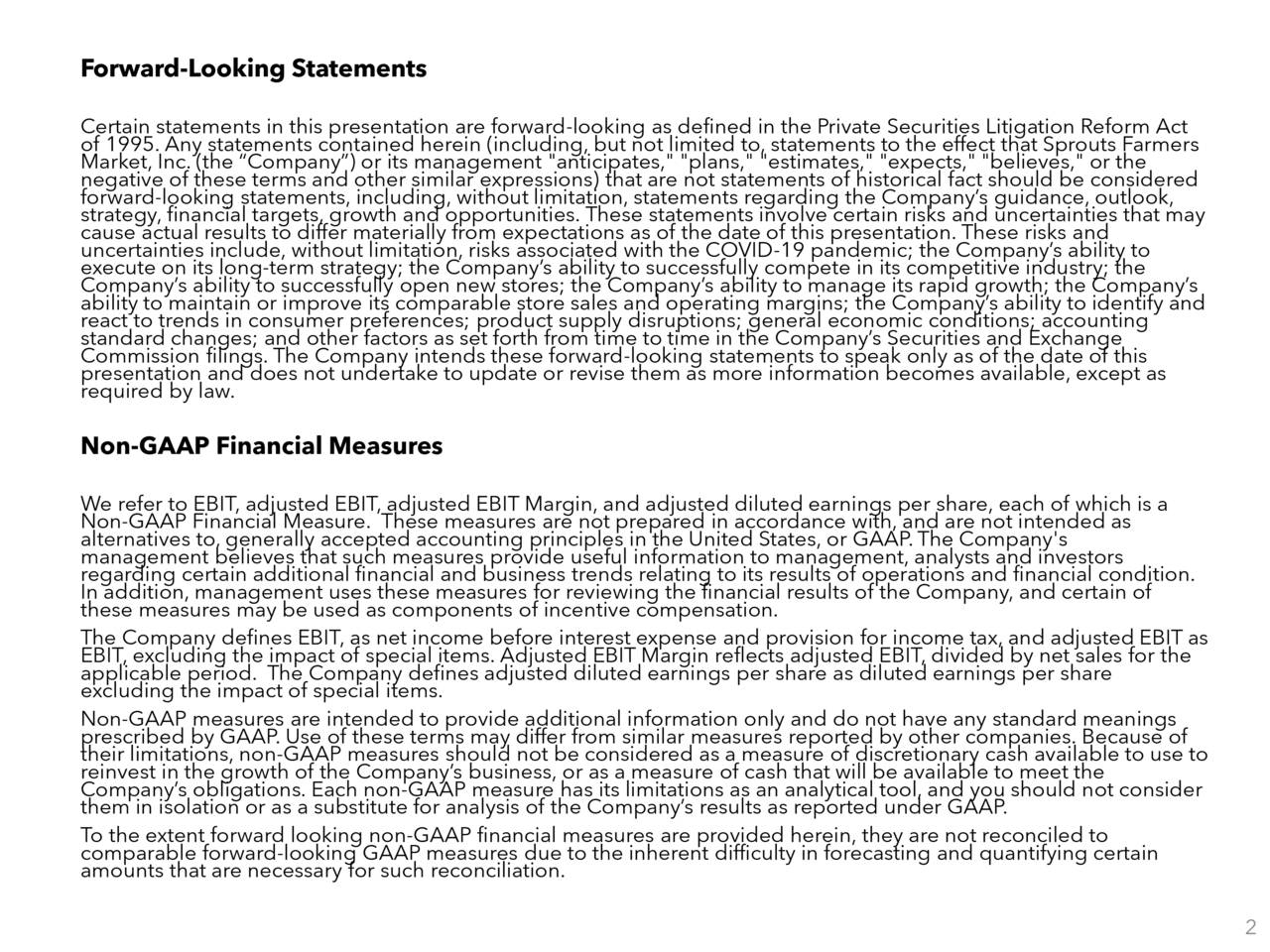 Sprouts Farmers Market, Inc. 2021 Q2 Results Earnings Call