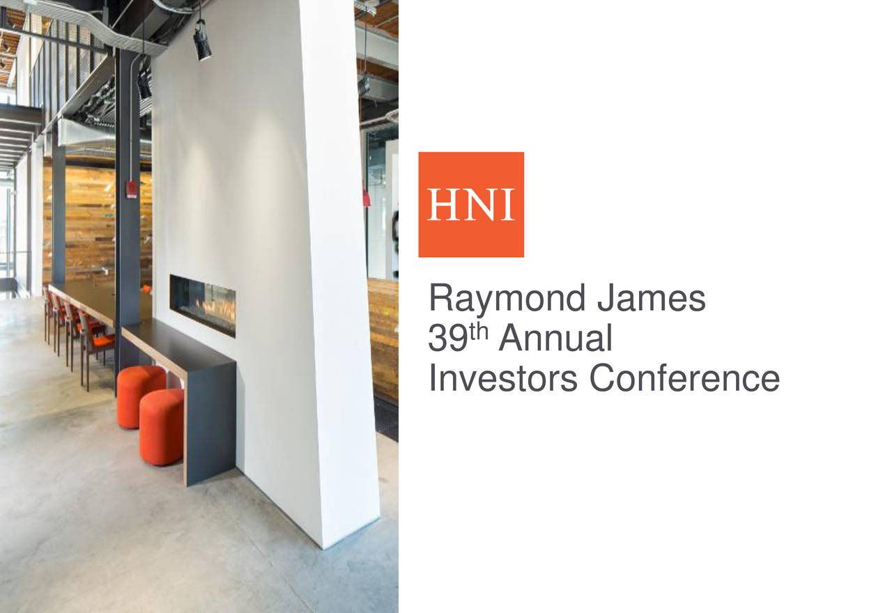 HNI (HNI) Presents At Raymond James 39th Annual Institutional Investors Conference Slideshow