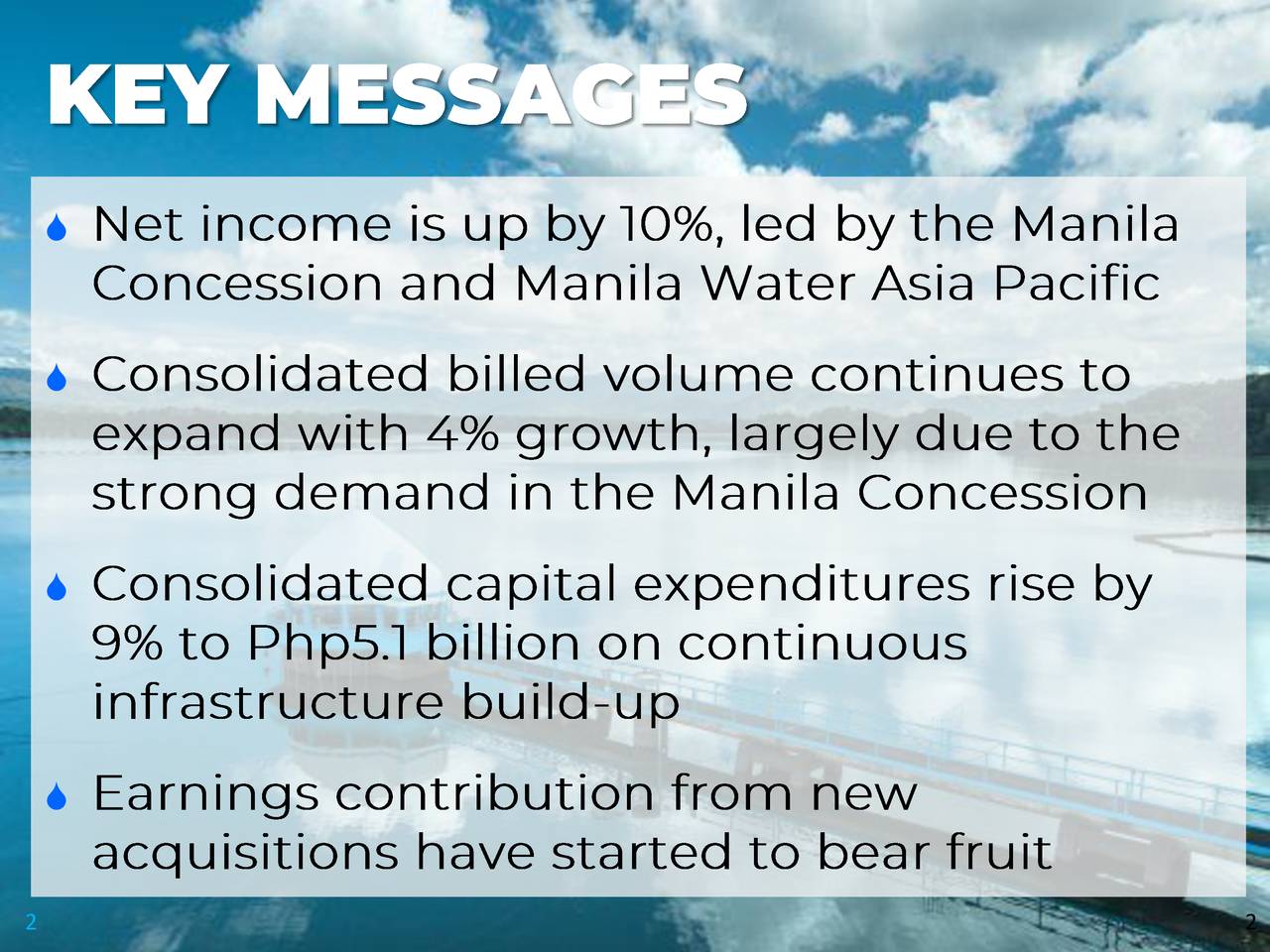 Manila Water Co., Inc. ADR 2018 Q2 Results Earnings Call Slides