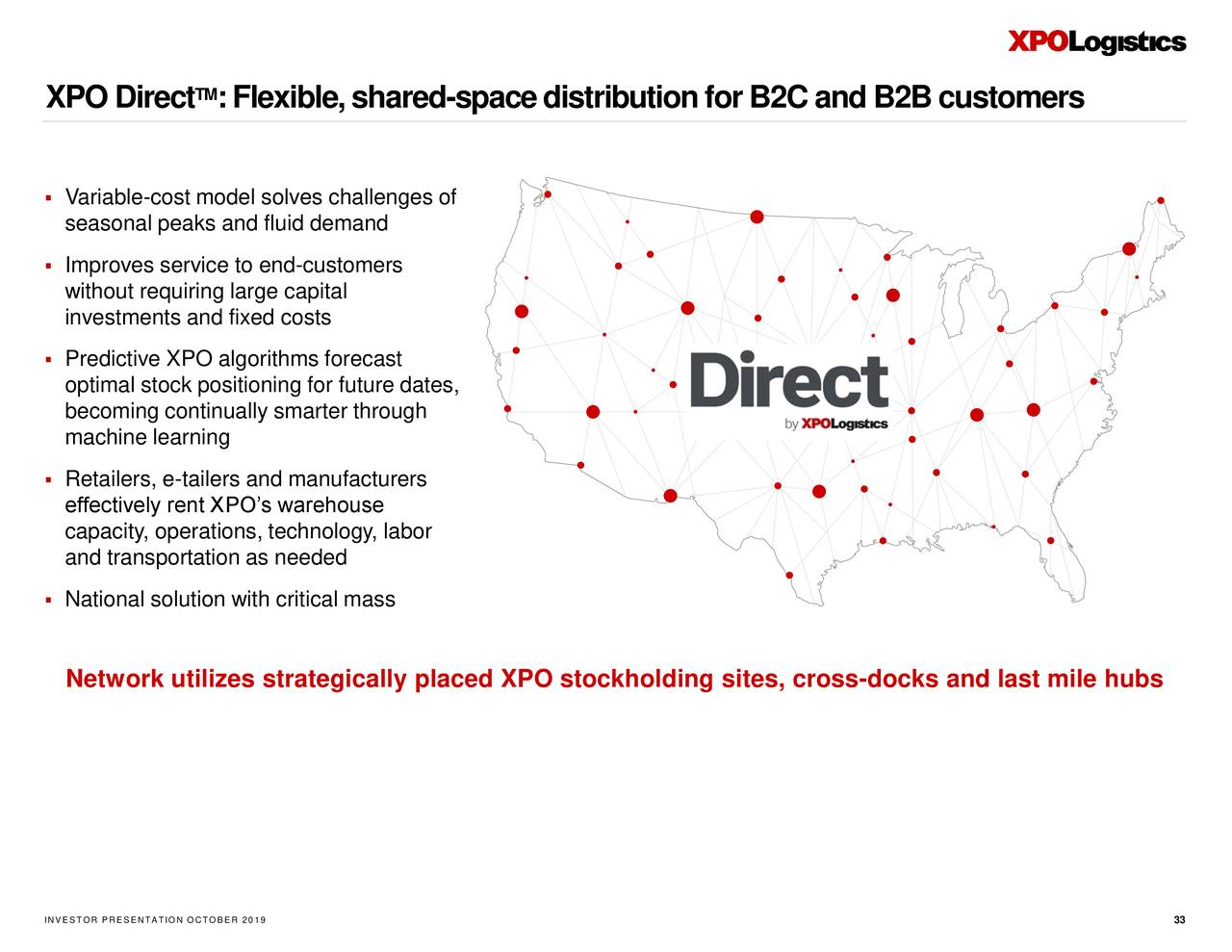 XPO Logistics, Inc. 2019 Q3 Results Earnings Call Presentation