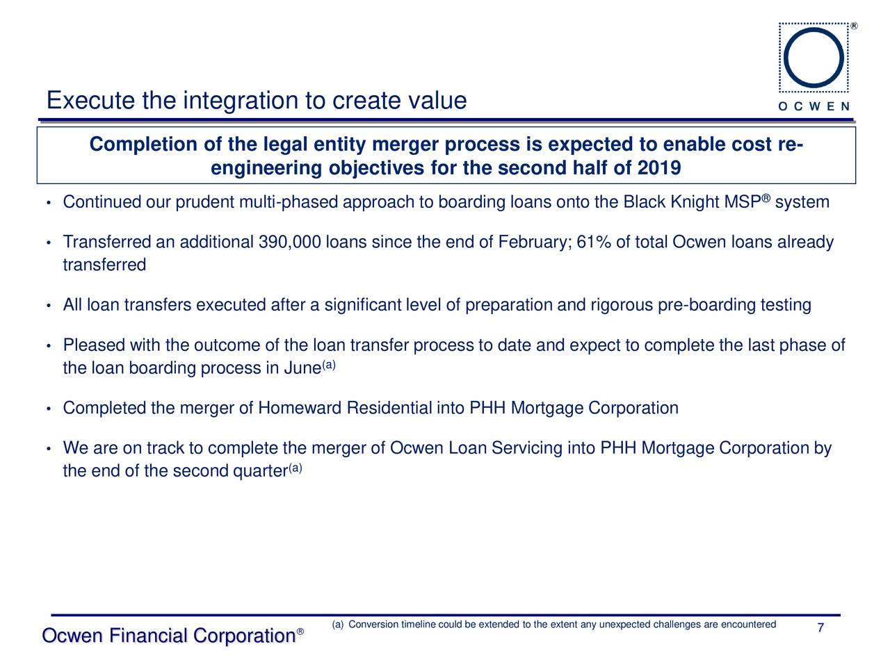 Phh Mortgage Ocwen Merger