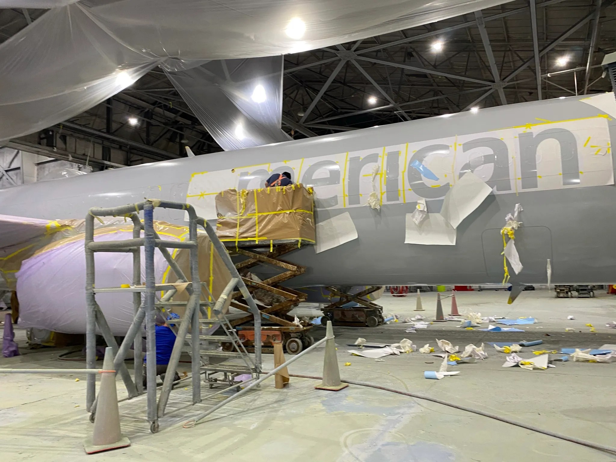 How Aircraft Are Painted