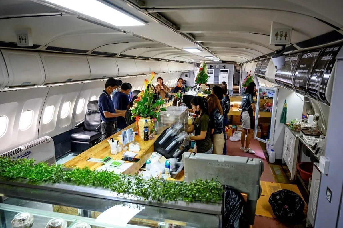 In Pictures A Look Inside Thailand's Airbus A330 Coffee Shop