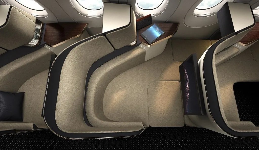 A Look At This Manual Lie Flat Airline Seat No Need For Mechanisms