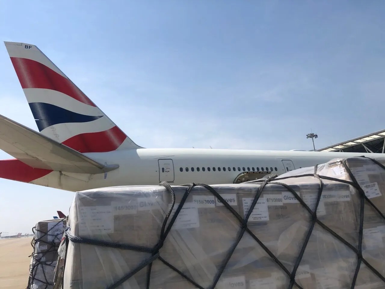 British Airways Boeing 777 Flies Vital COVID19 Aid To India