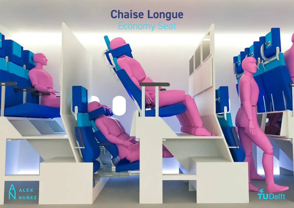 Going Vertical This Economy Class Seat Puts You Higher In The Cabin