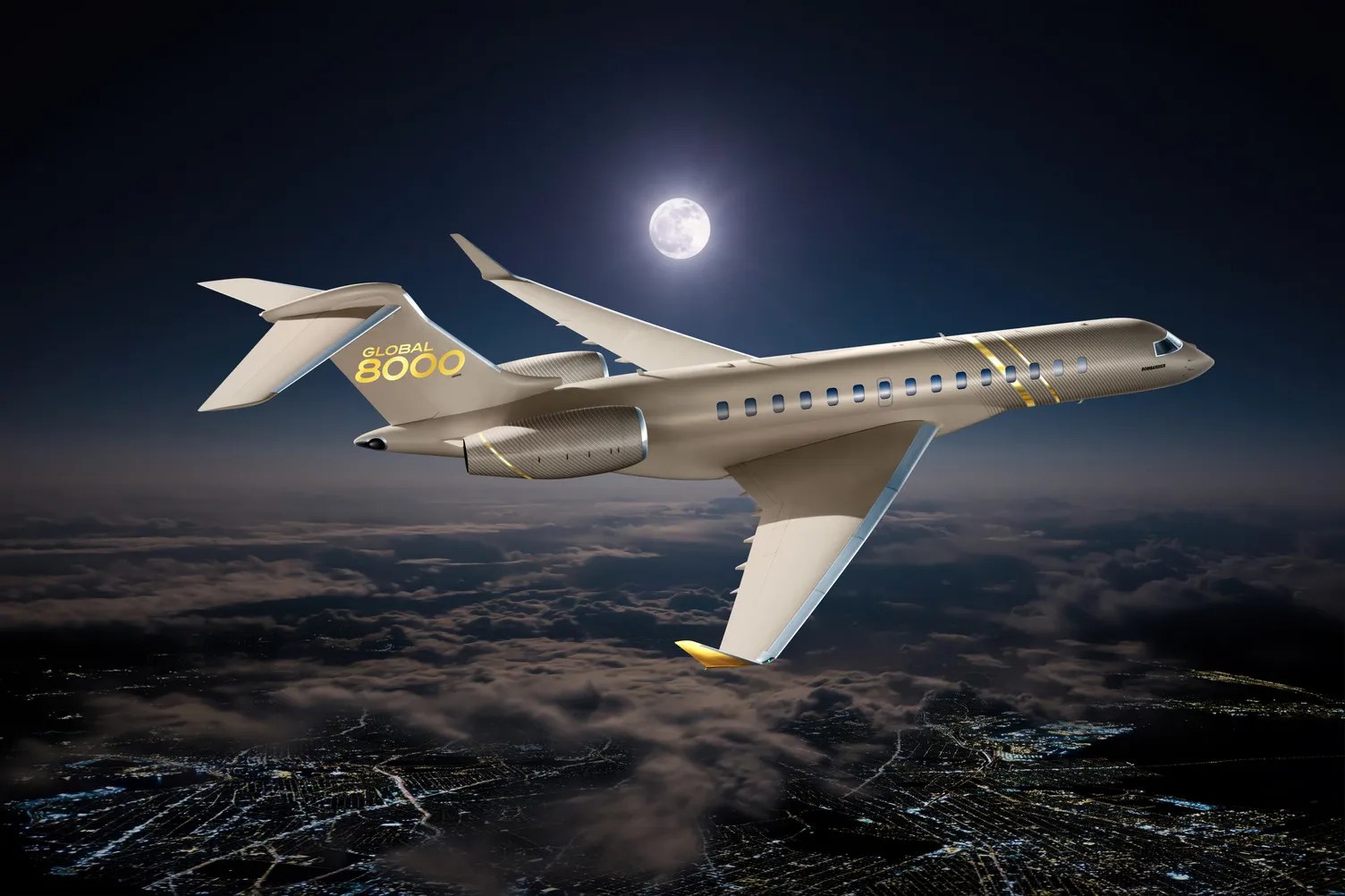 Bombardier Reveals New Global 8000 Jet Following Supersonic SAF Test Flight