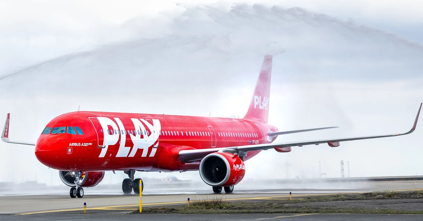 Transatlantic Narrowbody PLAY Airbus A321neo IcelandNew York Flight